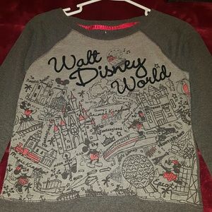 Disney world gray sweatshirt